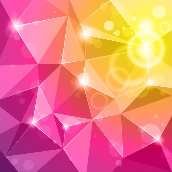 600x600 Vector Crystal Abstract Background Free Vector In Encapsulated