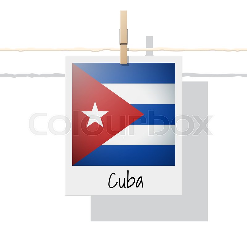 800x800 North America Continent Flag Collection With Photo Of Cuba Flag