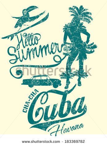 347x470 Havana Cuba Vector Art