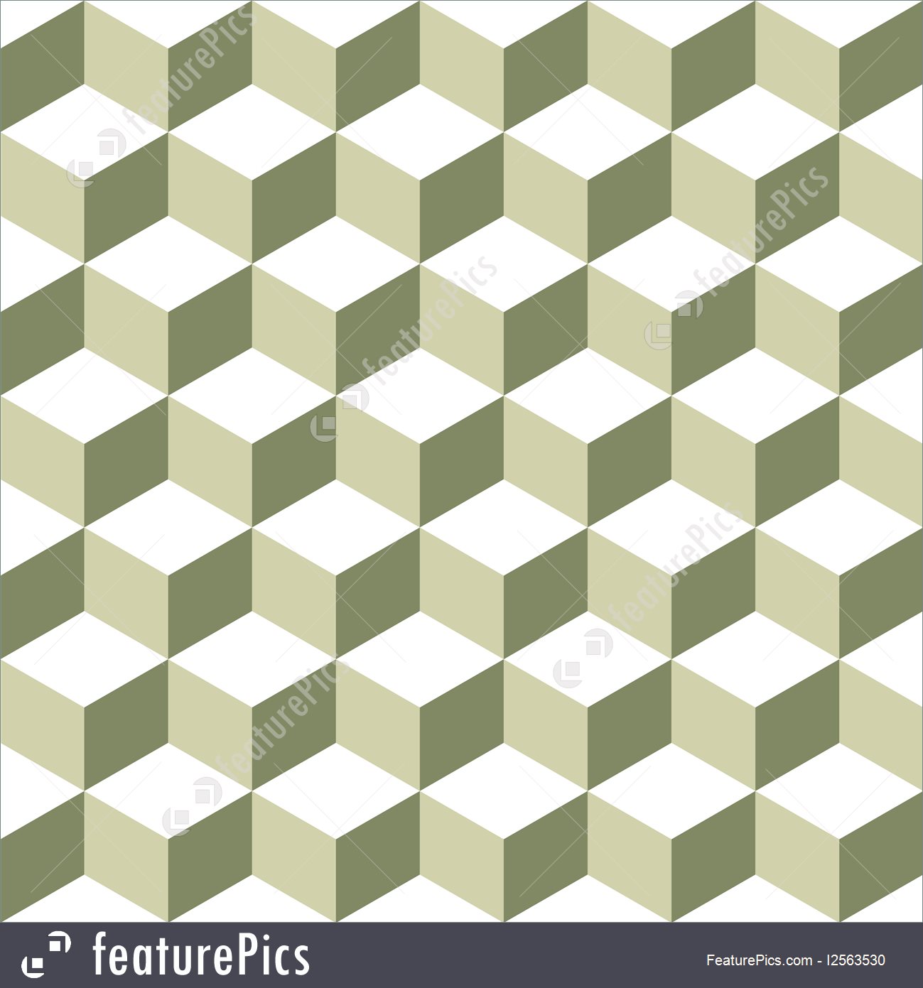 1299x1391 Cubes Pattern