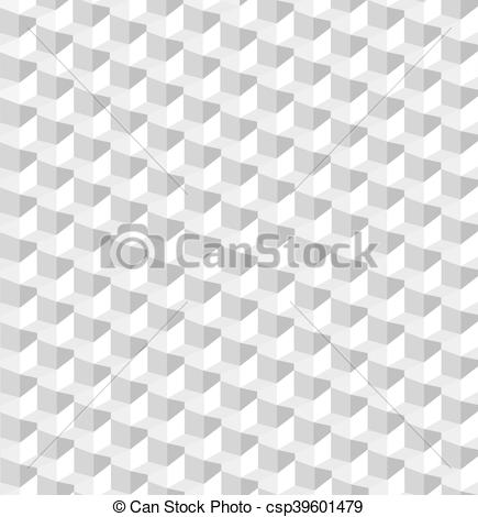 435x470 3d Cube Pattern. Pattern With Cube, Vector Illustration.