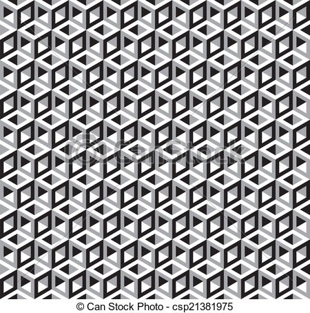 450x454 Seamless Abstract Cube Pattern. Seamless Abstract Geometric Cubes