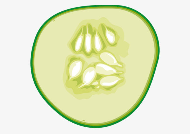 650x461 Vector Cucumber, Vector, One Slice, Slit Png And Vector For Free
