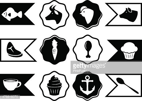 492x350 Vector Collection Of Culinary, Cooking And Food Related Icons