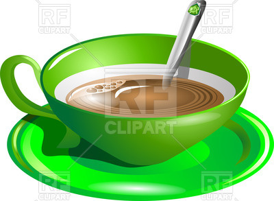 400x293 Cup Of Tea Vector Image Vector Artwork Of Food And Beverages