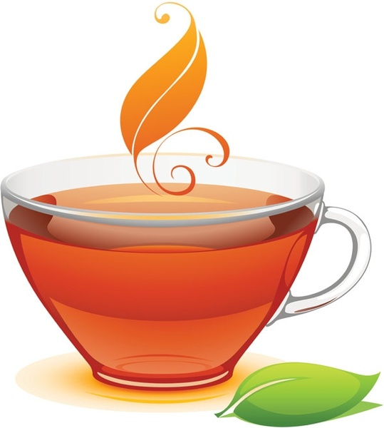 539x600 A Cup Of Tea Vector Free Vector In Encapsulated Postscript Eps