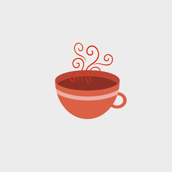 600x600 Vector Tea Cup. Free Vector Of The Day.