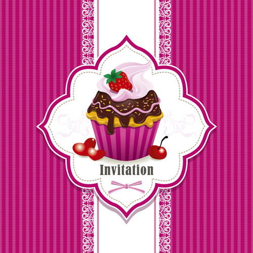 500x500 Delicious Cupcakes Design Elements Vector 03 Free Download