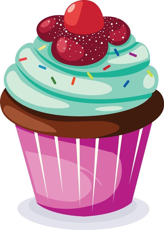572x800 Cupcake Vector Free (12 Images)