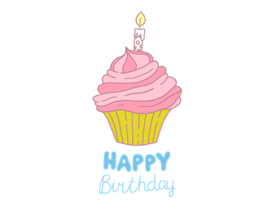 400x300 Free Birthday Cupcake Vector By Anna Alekseeva