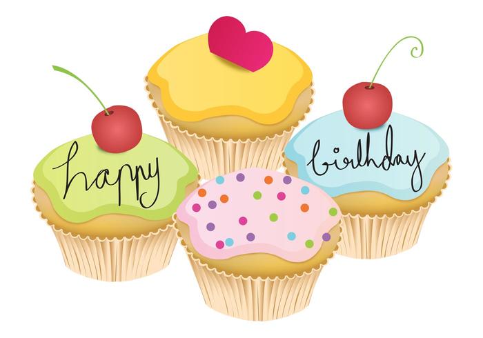 700x490 May Cupcake Vectors