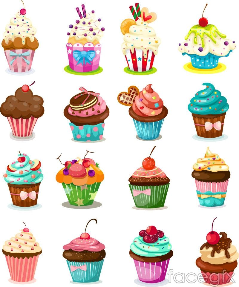 800x961 Free Download 16 Delicious Cupcake Vector . Free Vector Includes