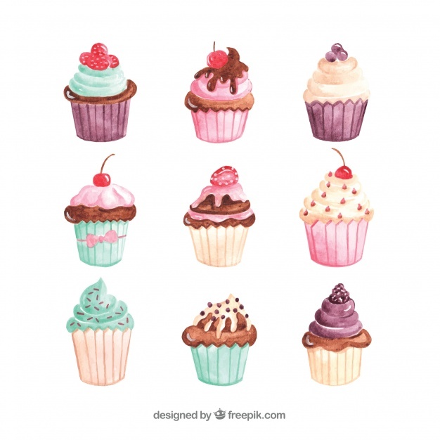 626x626 Watercolor Cupcake Vectors, Photos And Psd Files Free Download