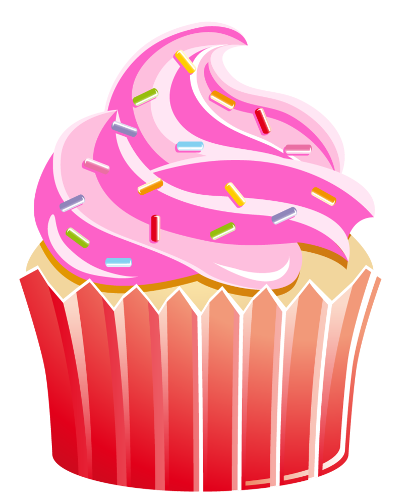 807x989 Cupcake Vector