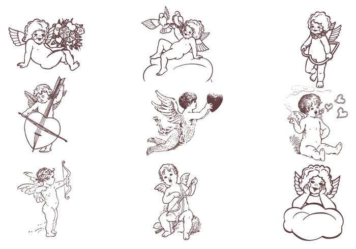 700x490 Baby Cupid Vector Pack