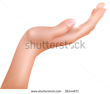 450x382 Cupped Hands Clipart