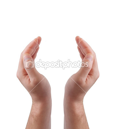 400x449 Cupped Hands Free Clipart