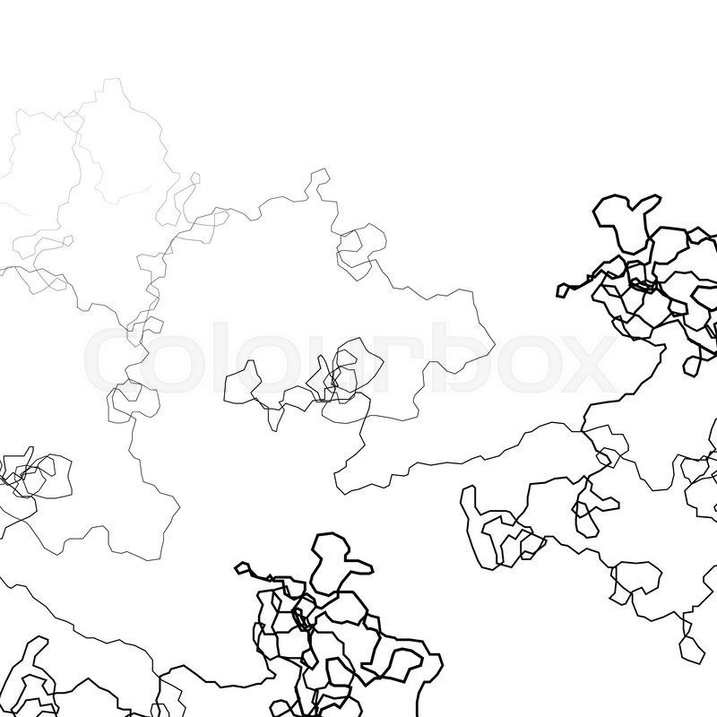 800x800 Curvy, Curly Free Form Lines. Wiggly, Squiggle Lines. Irregular