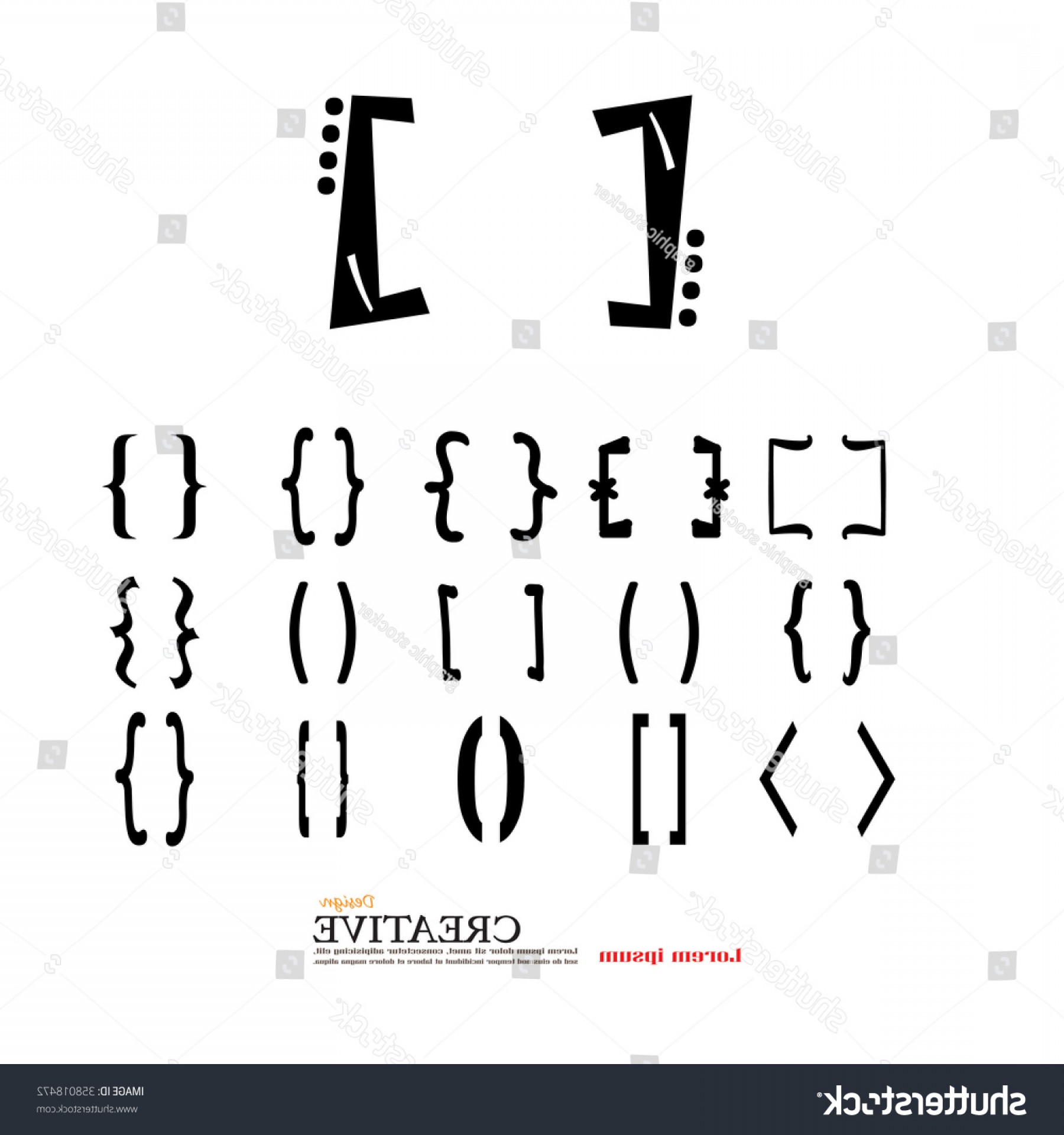 1800x1920 Bracketbrace Curly Brackets Icon Vector Illustrator Sohadacouri