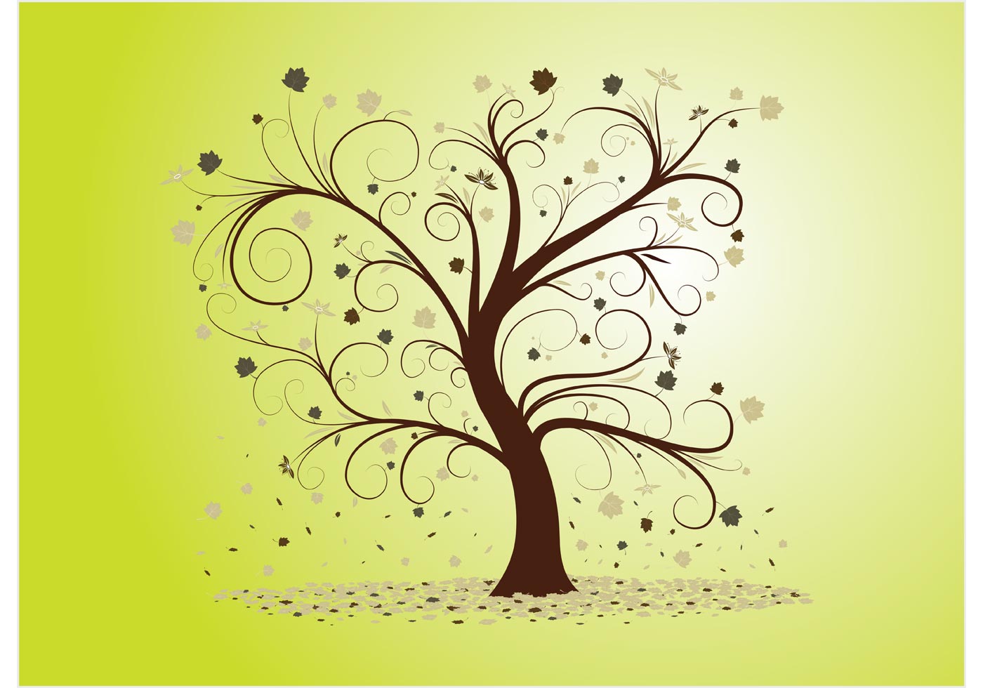 1400x980 Curly Cues Free Vector Art