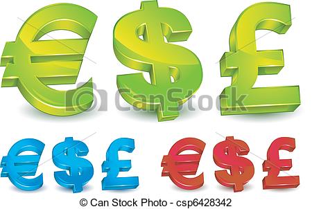 450x302 Money Symbols. Currency Symbol Of The Us Dollar, Uk Pound Sterling