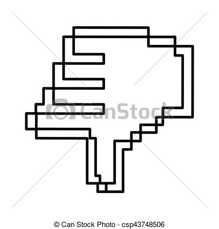 450x470 Hand Pointer Cursor Icon Vector Illustration Design Vector Clipart