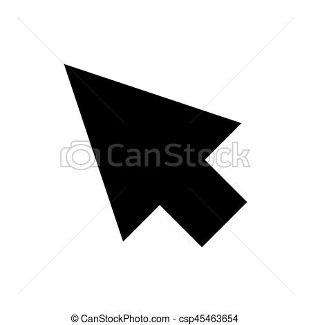 450x470 Click Arrow Cursor Icon Vector Illustration Graphic Design Clipart