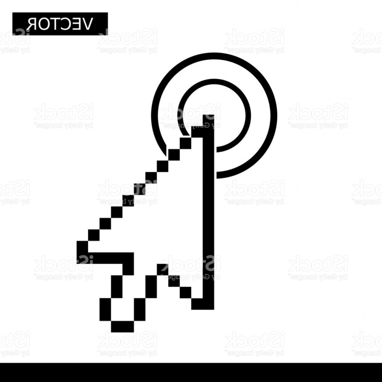 1228x1228 Hand Cursor Index Finger Icon Click Moving Vector Illustration Gm