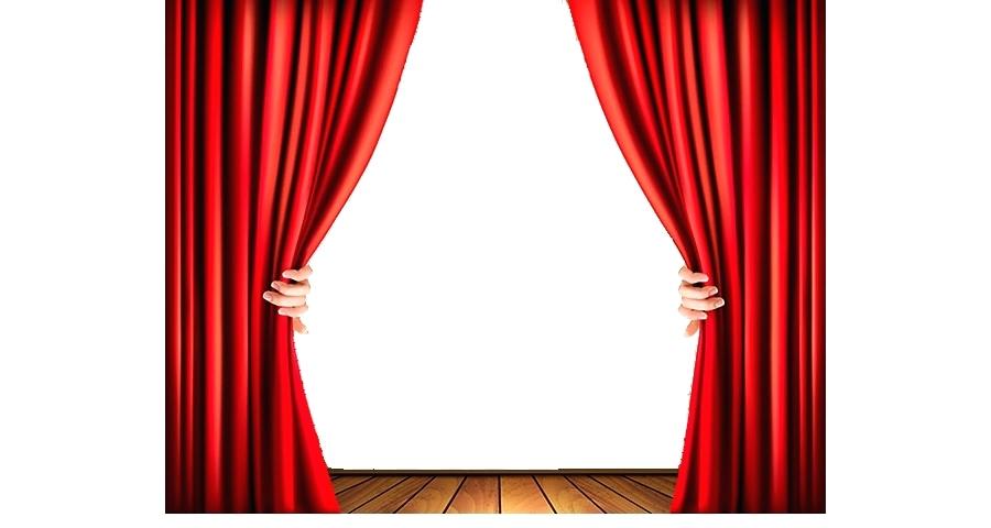 900x480 Red Curtain Light Theater Drapes And Stage Curtains Clip Art High