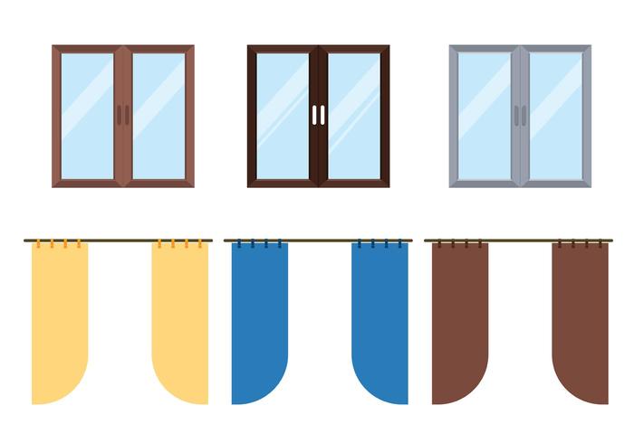 700x490 Curtain Free Vector Art
