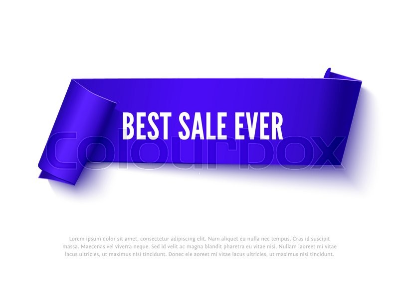 800x600 Black Vector Curved Paper Ribbon Banner With Rolls And Inscription