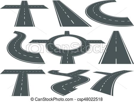 Curved Road Vector at GetDrawings | Free download