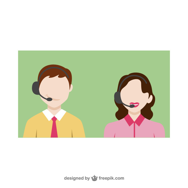 626x626 Customer Service Call Vector Free Download