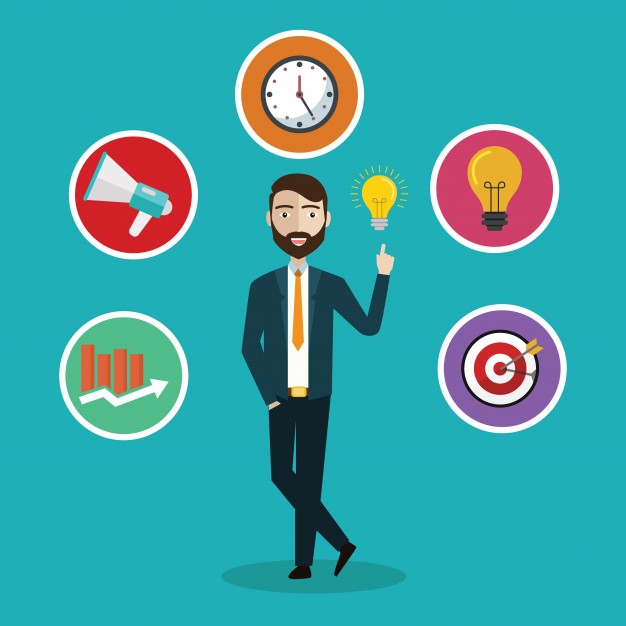 626x626 Vector Flat Customer Service And Business Concept