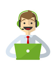 192x240 Vector Of A Business Woman Do A Customer Service