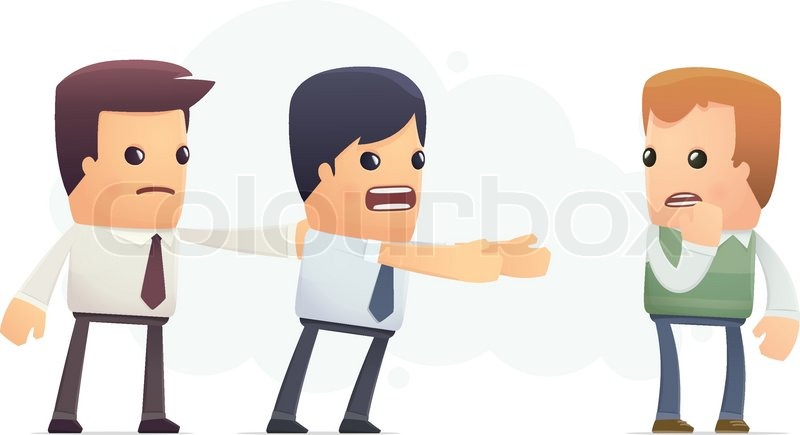 800x435 Manager Tries To Beat The Customer. Conceptual Illustration