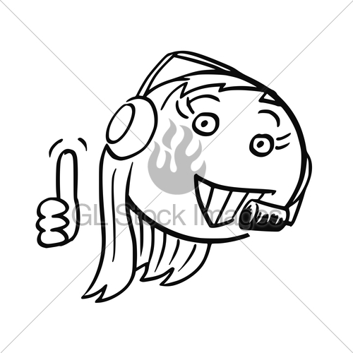 500x500 Vector Stick Man Cartoon Of Female Customer Support Servi... Gl