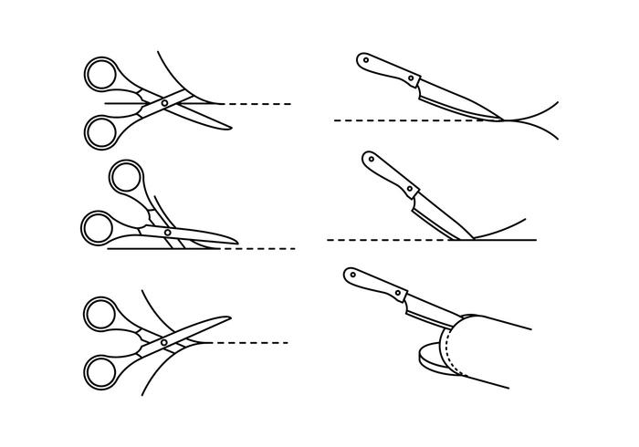 700x490 Cut Here Guide Free Vector