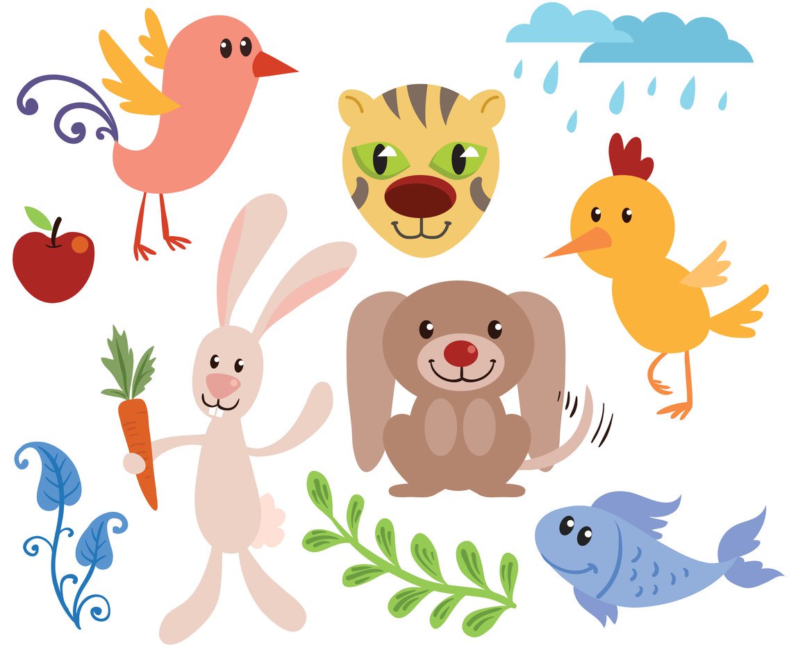 1136x936 Free Cute Animals Vectors Vector Art Amp Graphics
