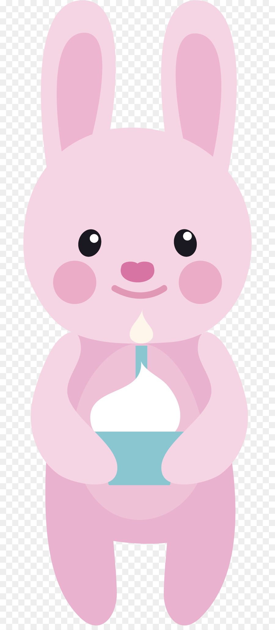 900x2060 Rabbit Easter Bunny Illustration