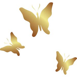 300x300 Cute Golden Butterfly Vector Free Vectors Ui Download