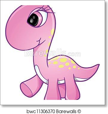362x382 Art Print Of Cute Dinosaur Vector Barewalls Posters Amp Prints
