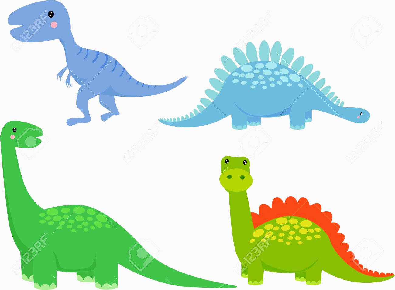 1300x957 Dinosaur Vector Unique Cute Dinosaur Vector Set Royalty Free