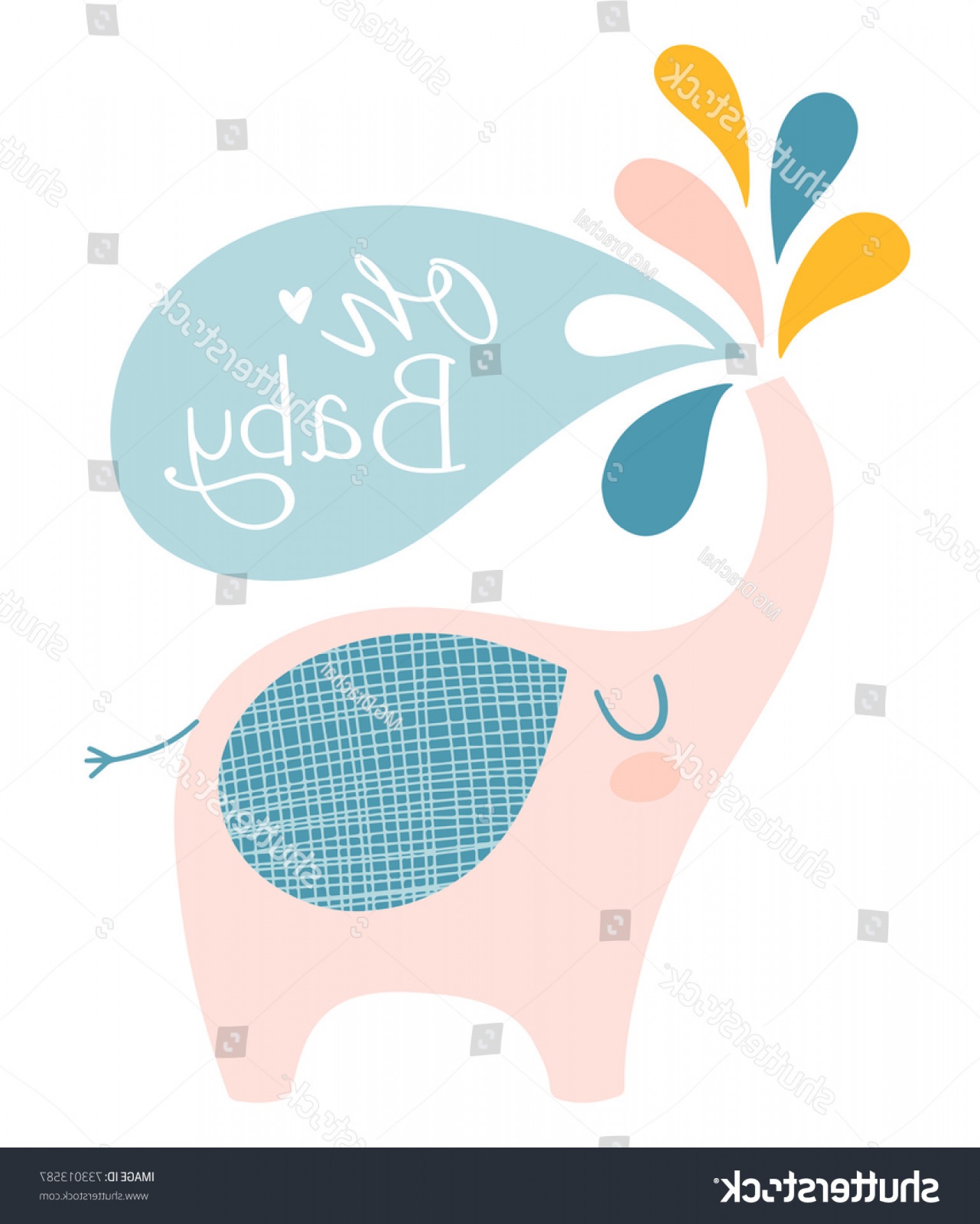 1537x1920 Cute Elephant Vector Illustration Baby Shower Lazttweet