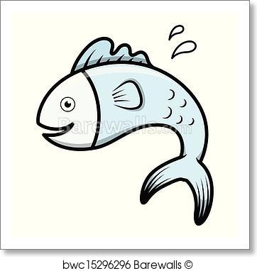 362x382 Art Print Of Cute Cartoon Fish Vector Barewalls Posters Amp Prints
