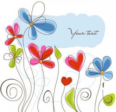381x368 Cute Flower Vector Free Vector Download (15,442 Free Vector) For