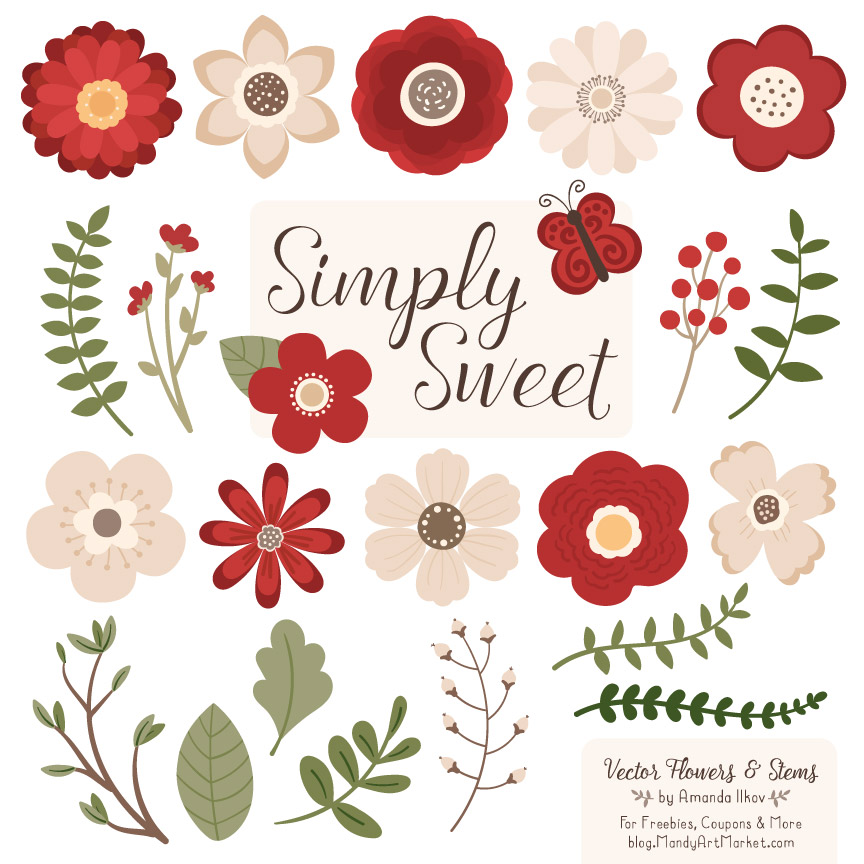 864x864 Christmas Flower Clipart Amp Vectors