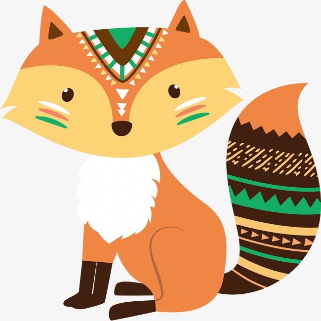 650x650 Vector Cute Little Fox, Vector, Fox, Hand Painted Png And Vector