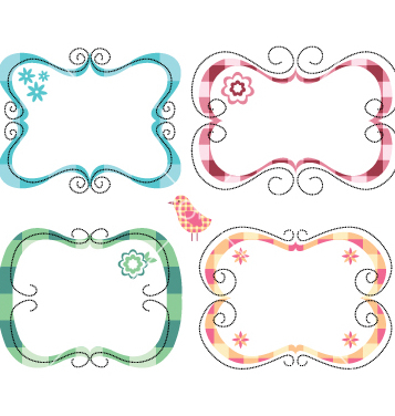 357x376 Free Cute Frames Vector Free Vector Download 267147 Cannypic