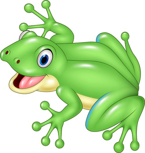 500x527 Cute Cartoon Frog Vector Prente Frogs And Cartoon
